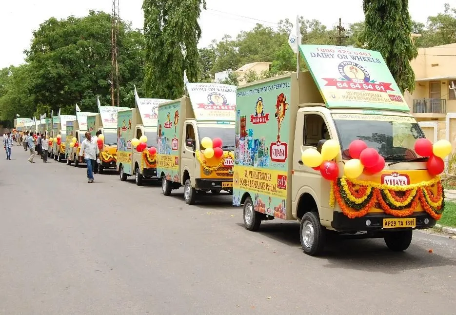 SVFB dairy distribution vehicles