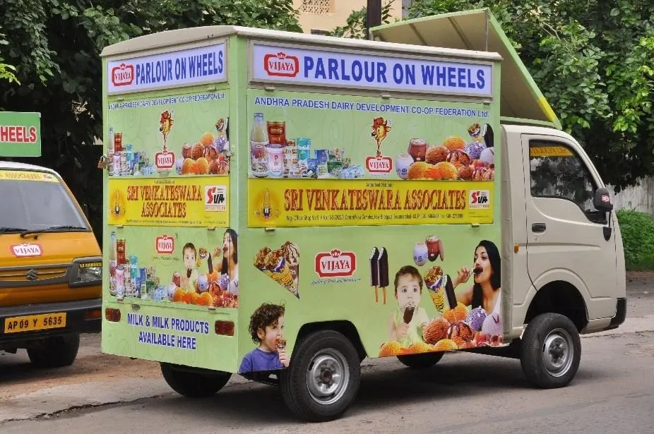 Parlour on Wheels vehicle